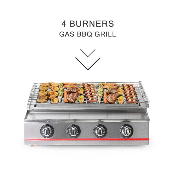 Gas barbecue for catering