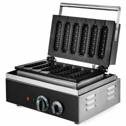 Waflowy szaszłyk do hot dogów