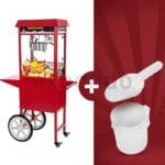 Popcorn machine with cart