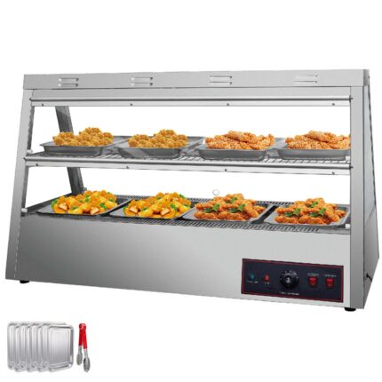 Vitrine chaude 8 plateaux