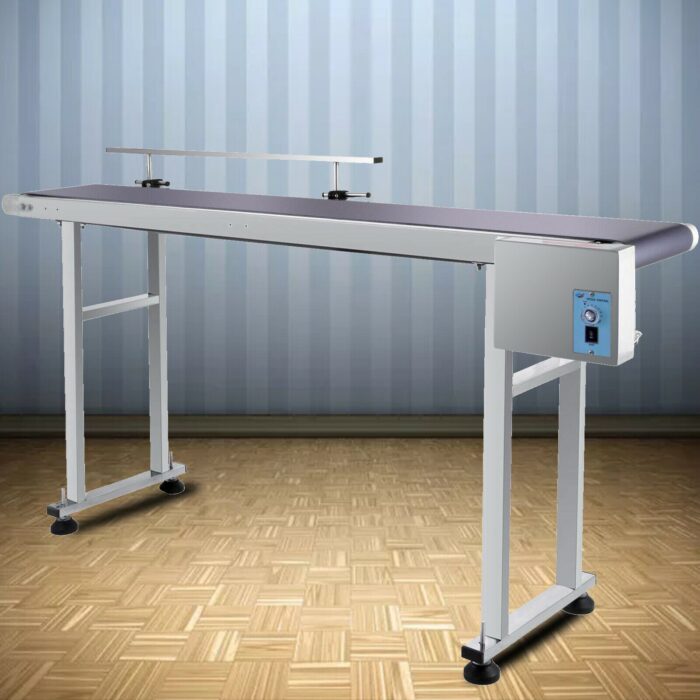 Conveyor belt with guardrail, Industrial conveyor belt 60W