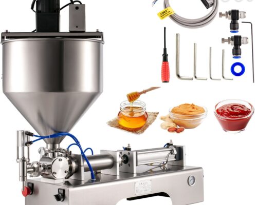 Dosificadora, Embotelladora, Llenadora con Batidor 50 ml 500 ml