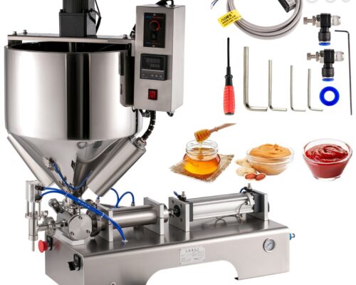 Dosificadora, Embotelladora, Llenadora con Batidor y control de temperatura 50 ml 500 ml