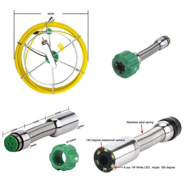 Sonda con cámara, inspección de tuberías  – Image 5