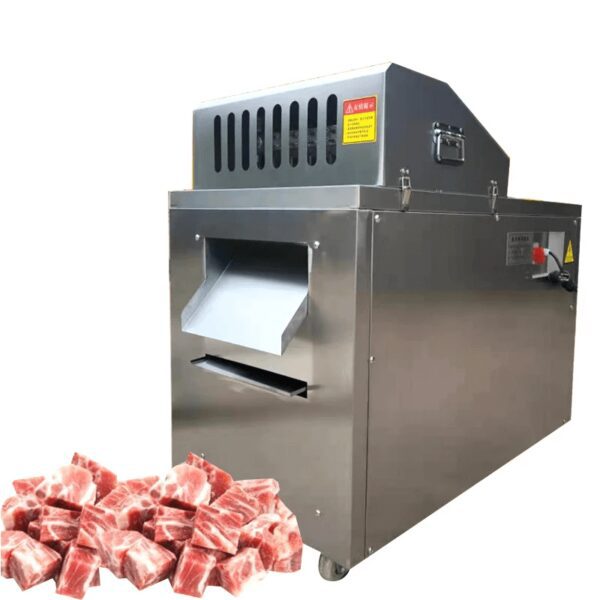 Maquina de cortar carne en dados industrial