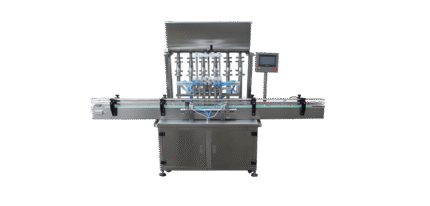 Maquina embotelladora lineal de líquidos viscosos y espumosos