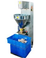 Máquina formadora de bolas para carne de hamburguesa HAF-T40 compacta de acero inoxidable con tolva cónica y producción automática